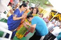 Chiru at Jayapradha New Movie Opening